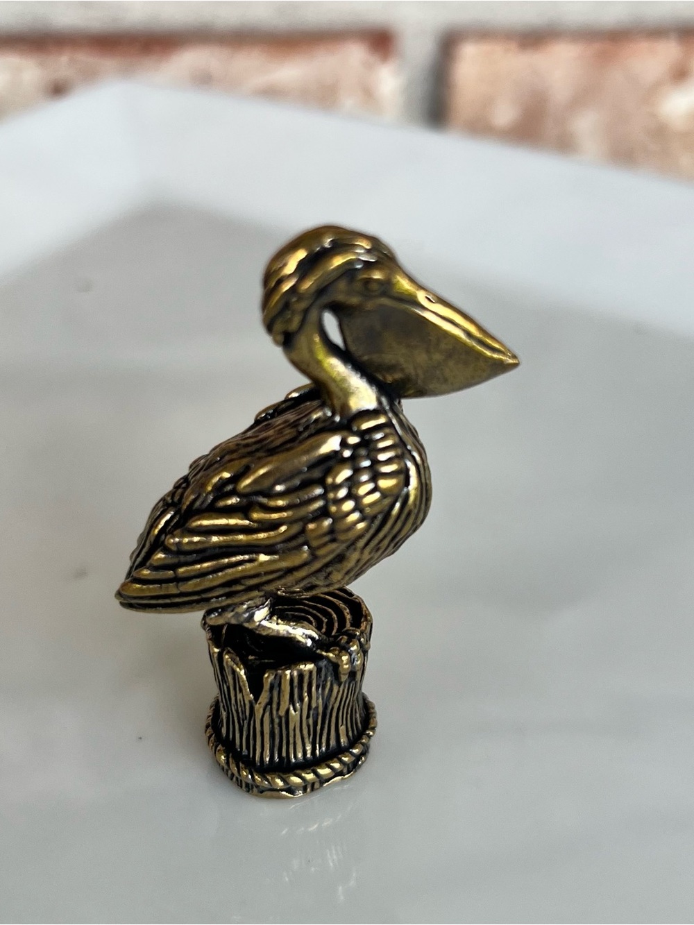 2” Brass Pelican Figurine -#345